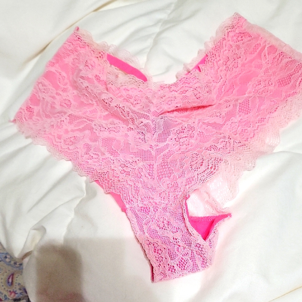 Lace Hipster Panty - Pink